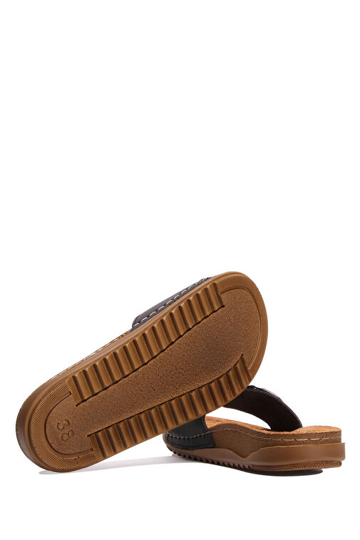 SIB213610 Kifidis-Natura Kadın Anatomik Deri Terlik 36-41 - Görsel 5