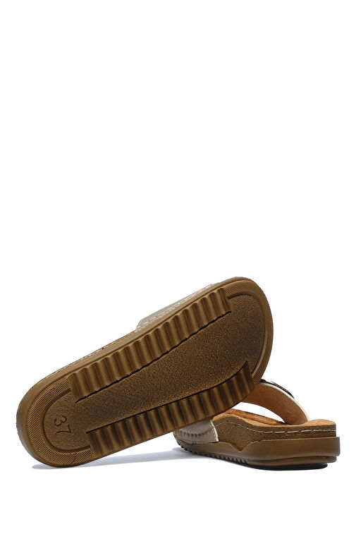 SIB213610 Kifidis-Natura Kadın Anatomik Deri Terlik 36-41 - Görsel 8