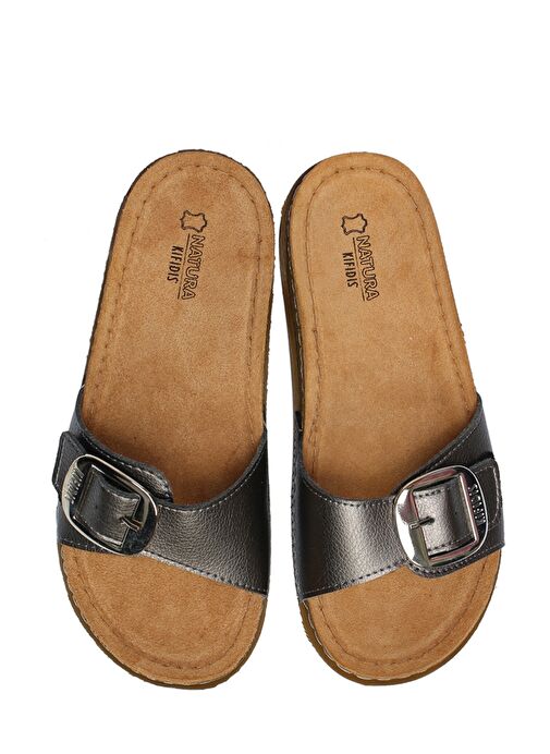 SIB213610 Kifidis-Natura Kadın Anatomik Deri Terlik 36-41 - Görsel 4