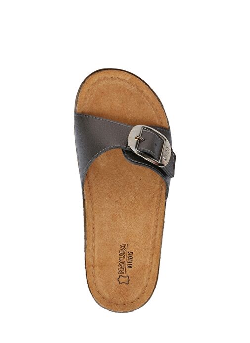 SIB213610 Kifidis-Natura Kadın Anatomik Deri Terlik 36-41 - Görsel 5