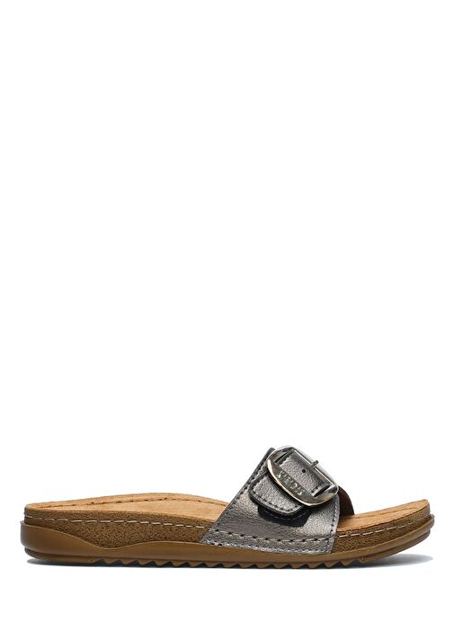 SIB213610 Kifidis-Natura Kadın Anatomik Deri Terlik 36-41 - Görsel 6