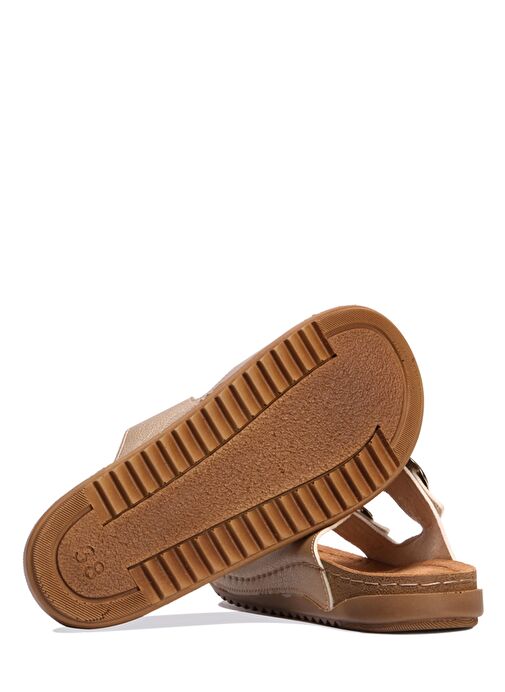 SIB213615 Kifidis-Natura Kadın Anatomik Deri Terlik 36-41 - Görsel 5