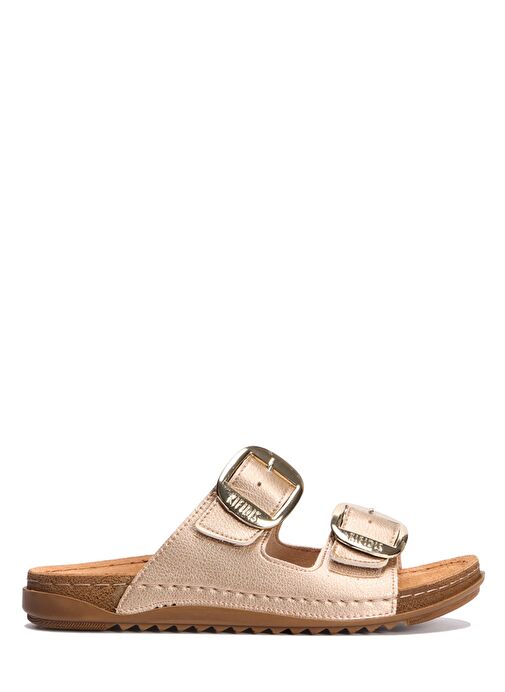 SIB213615 Kifidis-Natura Kadın Anatomik Deri Terlik 36-41 - Görsel 6