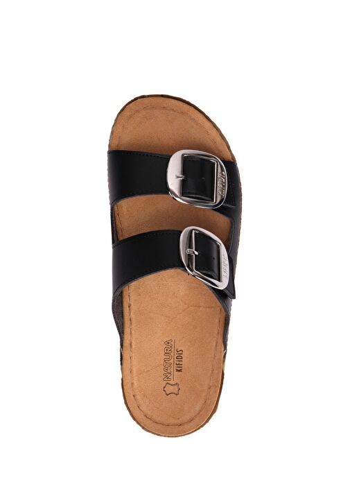 SIB213615 Kifidis-Natura Kadın Anatomik Deri Terlik 36-41 - Görsel 3