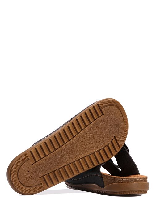 SIB213615 Kifidis-Natura Kadın Anatomik Deri Terlik 36-41 - Görsel 5