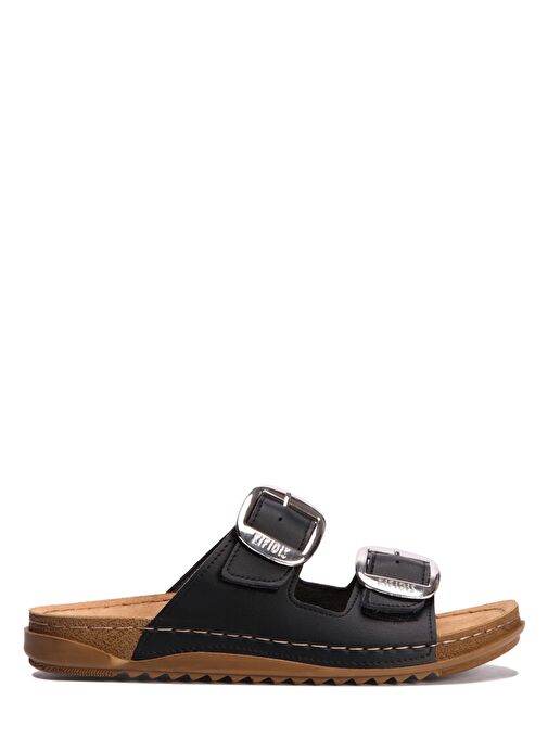 SIB213615 Kifidis-Natura Kadın Anatomik Deri Terlik 36-41 - Görsel 7