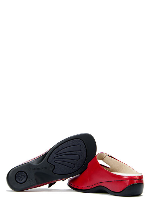 Berkemann Siyah Kadın Deri Terlik 3BER1KLTK000004 - Görsel 5