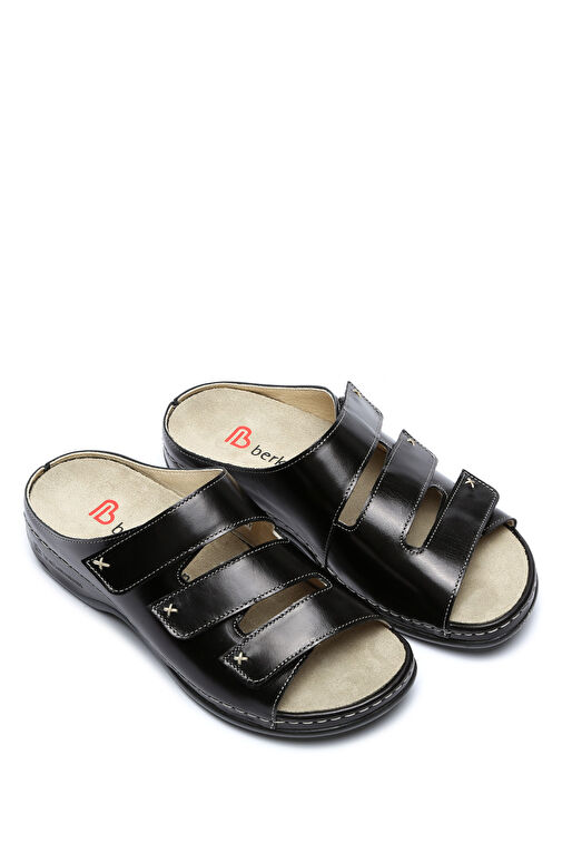 1007 Berkemann Franziska Kadın Anatomik Deri Terlik 3.0-8.5 - Görsel 3