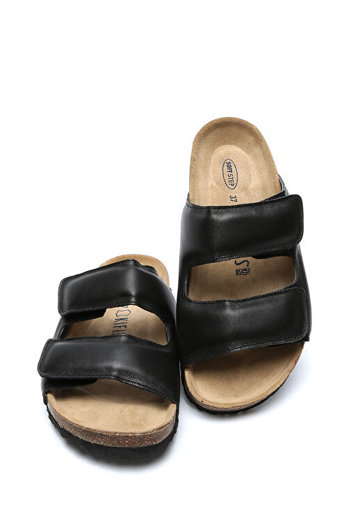 K10263DK Kifidis Soft Step Çift Bantlı Kadın Mantar Terlik 36-41 - Görsel 5