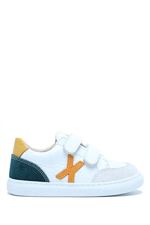 Kifidis Beyaz Çocuk Deri Günlük Ayakkabı 11KIP1AYKUC0007 - Görsel 2