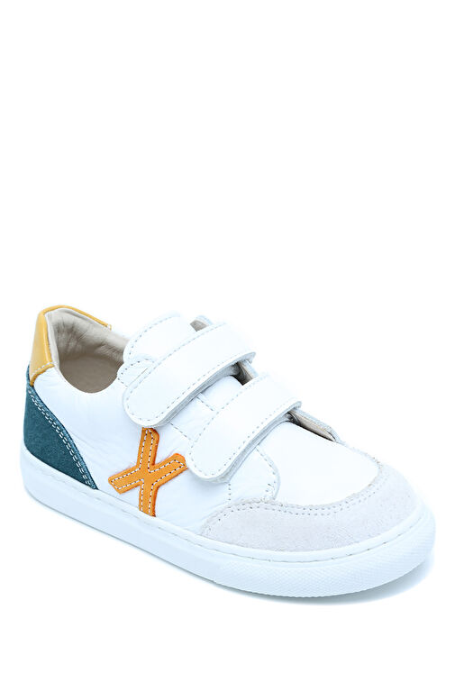 Kifidis Beyaz Çocuk Deri Günlük Ayakkabı 11KIP1AYKUC0007 - Görsel 3