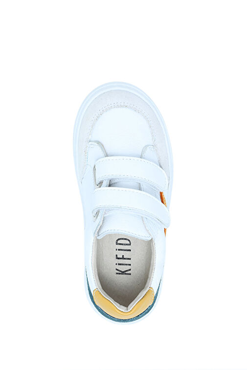 Kifidis Beyaz Çocuk Deri Günlük Ayakkabı 11KIP1AYKUC0007 - Görsel 4