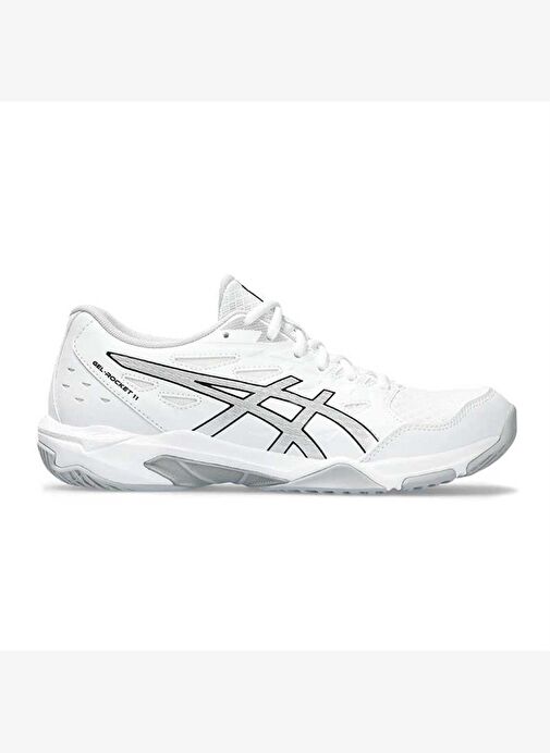 1072A093-101 GEL-ROCKET 11 Beyaz - Gümüş Kadın Voleybol Ayakkabısı - Görsel 2