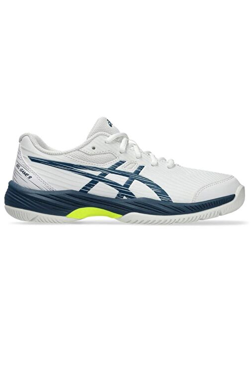 Asics Gel Game 9 GS Çocuk Beyaz Tenis Ayakkabısı - Görsel 2