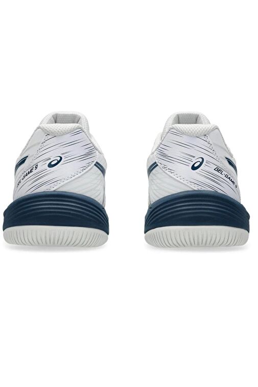 Asics Gel Game 9 GS Çocuk Beyaz Tenis Ayakkabısı - Görsel 4