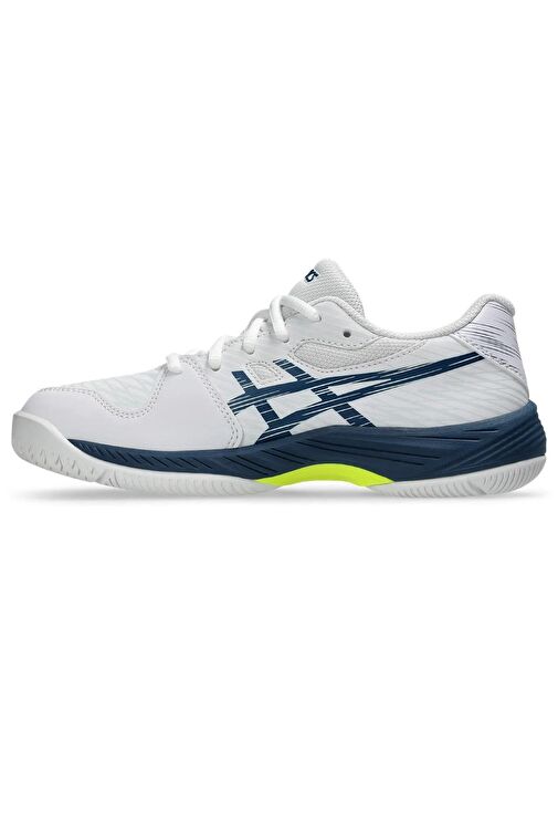 Asics Gel Game 9 GS Çocuk Beyaz Tenis Ayakkabısı - Görsel 5