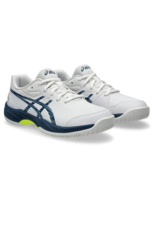 Asics Gel Game 9 GS Çocuk Beyaz Tenis Ayakkabısı - Görsel 6