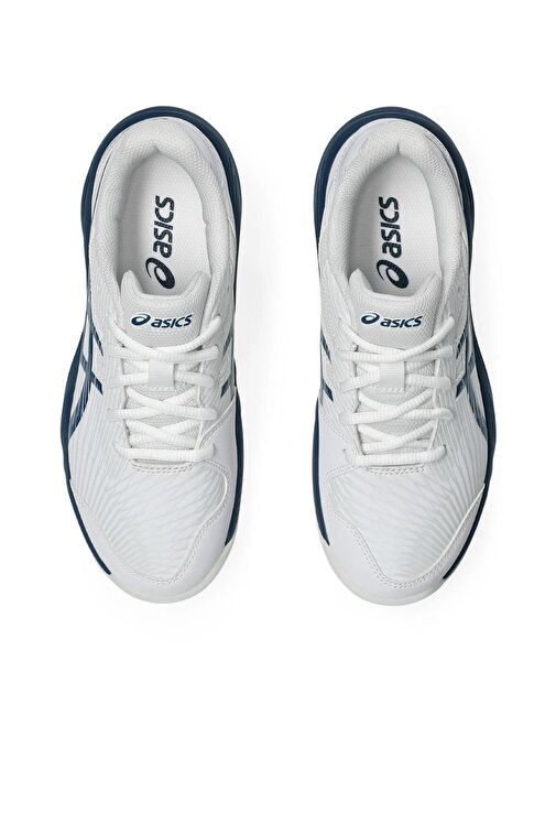 Asics Gel Game 9 GS Çocuk Beyaz Tenis Ayakkabısı - Görsel 7