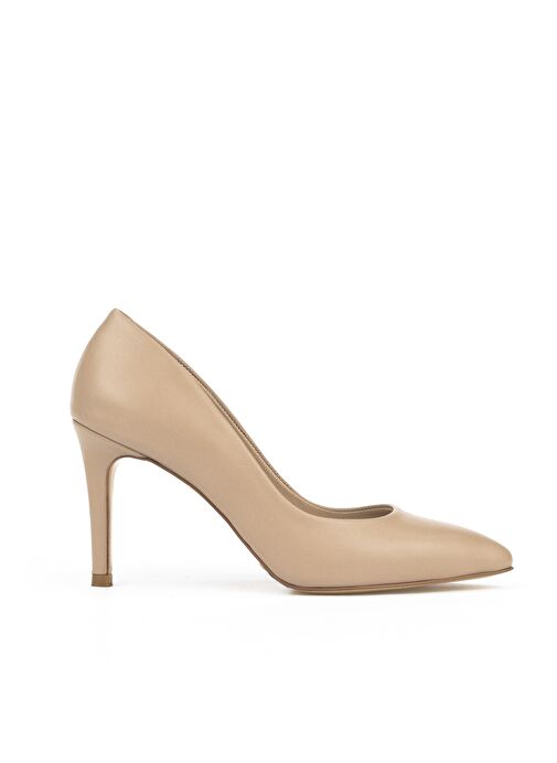 Ziya, Kadın Hakiki Deri Topuklu Ayakkabı 1511030Z4292 Cappuccino - Görsel 6