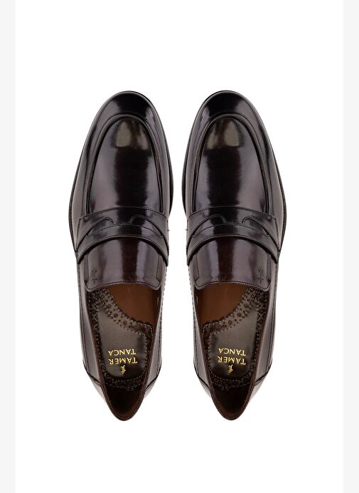 Tamer Tanca Erkek Hakiki Deri Kahverengi Klasik Ayakkabı - Görsel 6