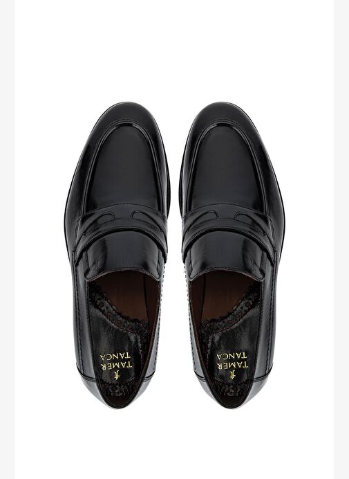 Tamer Tanca Erkek Hakiki Deri Siyah Klasik Ayakkabı - Görsel 6