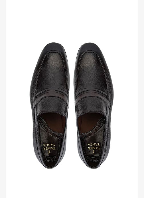 Tamer Tanca Erkek Hakiki Deri Kahverengi Klasik Ayakkabı - Görsel 6