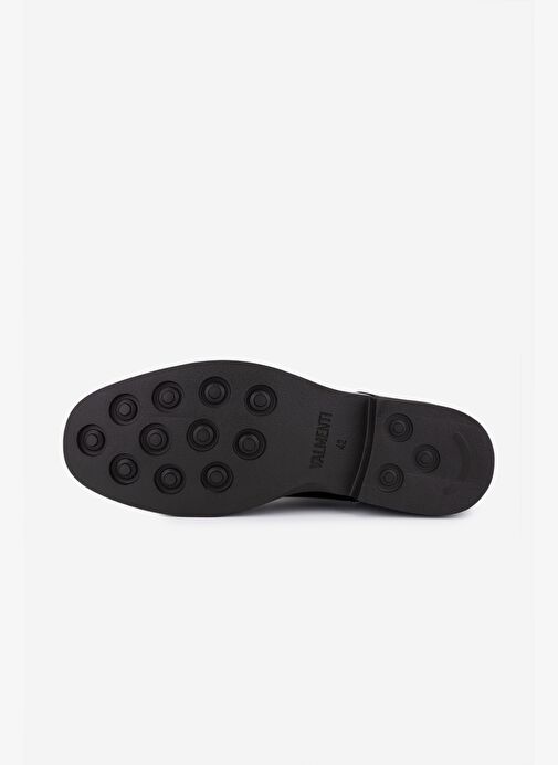 Valmenti Erkek Hakiki Deri Kahverengi Klasik Ayakkabı - Görsel 5