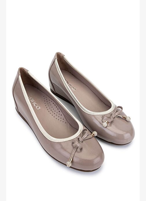 Tamer Tanca Kadın Hakiki Deri Vizon Comfort Ayakkabı - Görsel 3