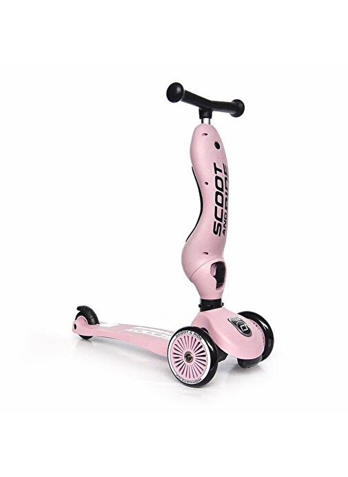 Scoot and Ride Highwaykick 1-5 ピンク Scoot And Ride Highwaykick 1 Oturaklı Çocuk Scooter Pembe 160629