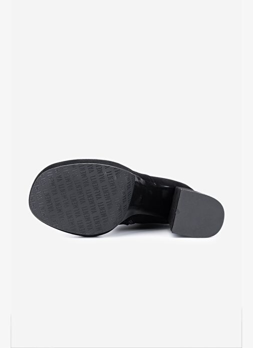 Valmenti Kadın Hakiki Deri Siyah Topuklu Çizme - Görsel 5