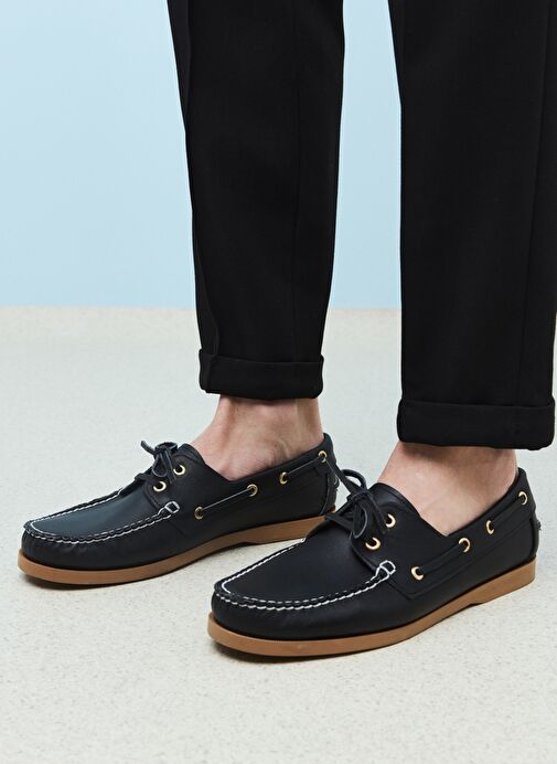 Ziya, Erkek Hakiki Deri Günlük Ayakkabı 151423Z33 Siyah - Görsel 2