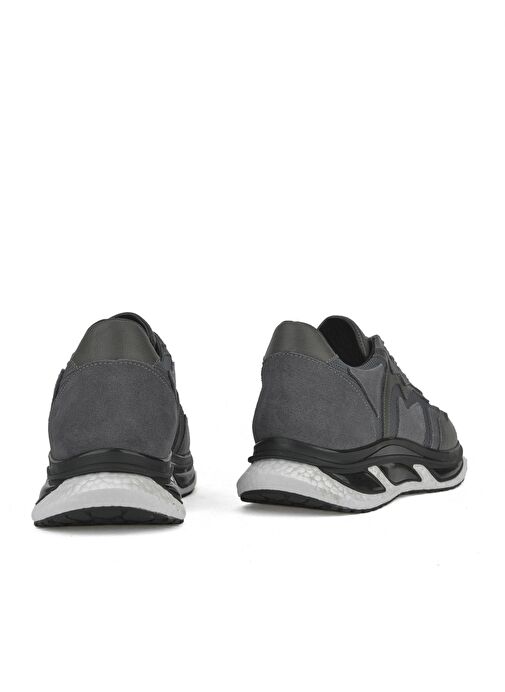 Ziya, Erkek Hakiki Deri Sneaker 1431042Z8120 Gri - Görsel 6