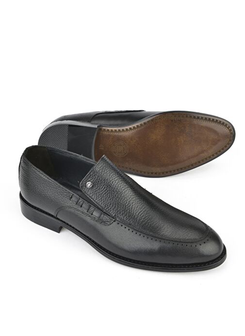 Ziya, Erkek Hakiki Deri Klasik Ayakkabı 15148Z090 Siyah - Görsel 6