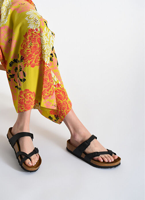 Birkenstock Siyah Kadın Deri Terlik MAYARI - 71791- SC - Görsel 6