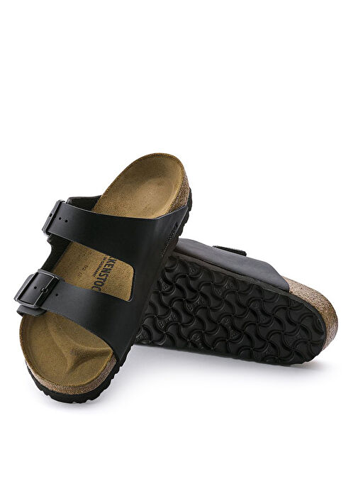 Birkenstock Siyah Kadın Deri Terlik ARIZONA - 51793 - Görsel 3