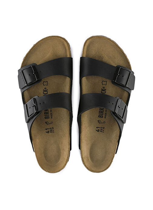 Birkenstock Siyah Kadın Deri Terlik ARIZONA - 51793 - Görsel 4