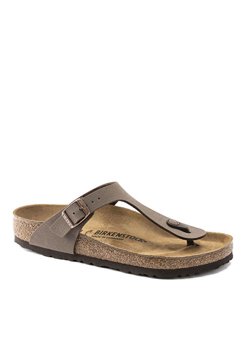 Birkenstock Kahverengi Kadın Deri Terlik GIZEH BF NUBUK - Görsel 4