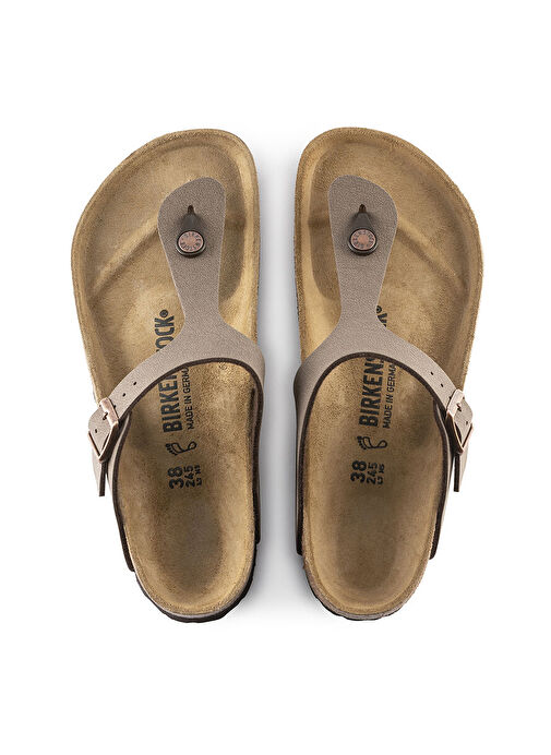 Birkenstock Kahverengi Kadın Deri Terlik GIZEH BF NUBUK - Görsel 6