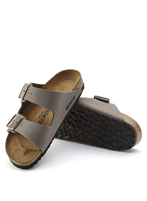 Birkenstock Taş Erkek Terlik ARIZONA BF NUBUK - 151213 - Görsel 3