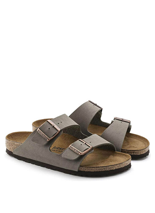 Birkenstock Taş Erkek Terlik ARIZONA BF NUBUK - 151213 - Görsel 5