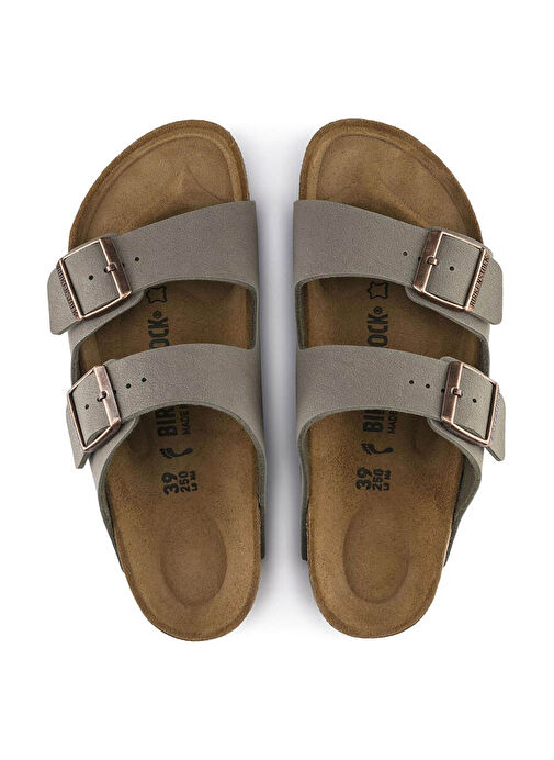 Birkenstock Taş Erkek Terlik ARIZONA BF NUBUK - 151213 - Görsel 4