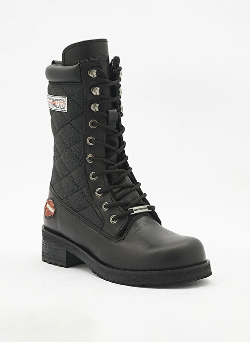 Harley Davidson Siyah Kadın Deri Çizme ROSE - 025Z0217 - Görsel 3