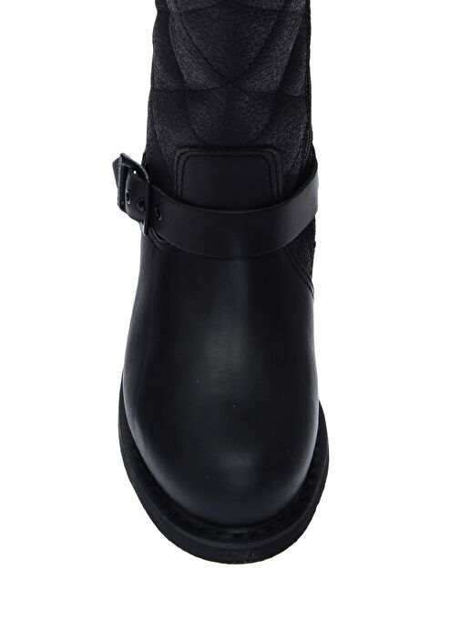 Harley Davidson Siyah Kadın Deri Çizme LACONIA/HI/646 - Görsel 5