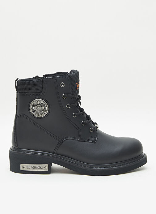 Harley Davidson Siyah Erkek Deri Bot JIM - 025M0128 - Görsel 2