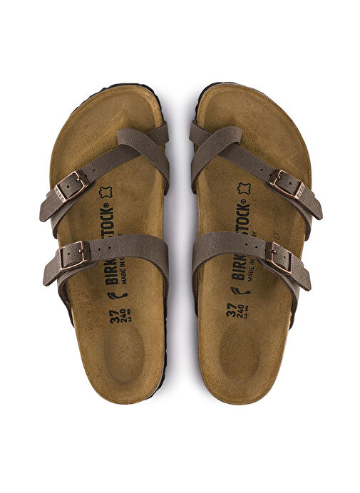 Birkenstock Kahve Kadın Deri Terlik MAYARI BF -071061 - Görsel 3