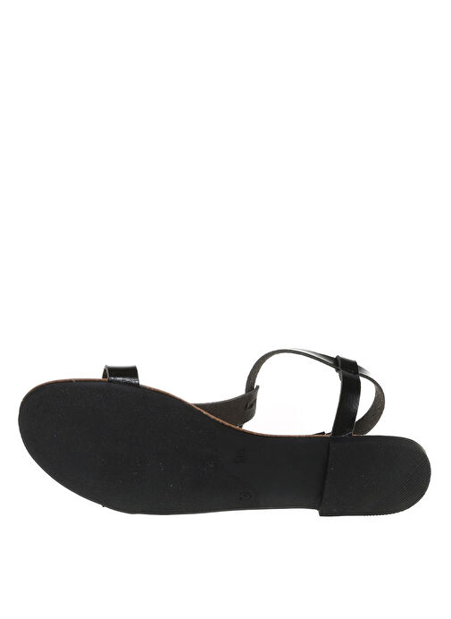 T-Box Siyah Kadın Sandalet - Görsel 4