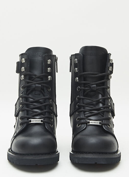 Harley Davidson Siyah Erkek Deri Bot CHARLES - 025M0447 - Görsel 4