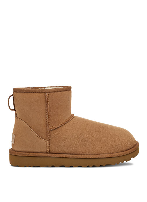 Ugg W CLASSIC MINI II Taba Kadın Süet + Deri Bot 1016222 - Görsel 2