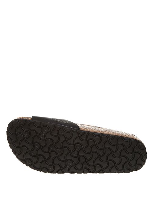 Birkenstock Kadın Deri Siyah Terlik MADRID BIG BUCKLE FL - Görsel 4