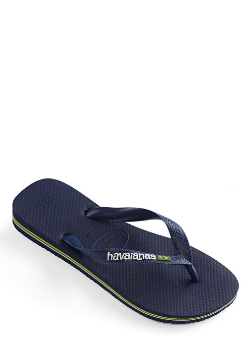 Havaianas Koyu Lacivert Erkek Terlik BRASIL LOGO - Görsel 3
